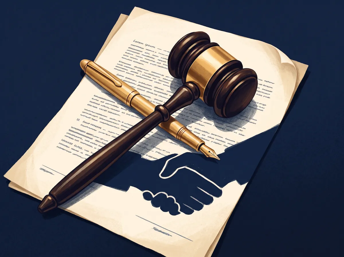 The lawsuits were price discovery. The deals were always the destination.
