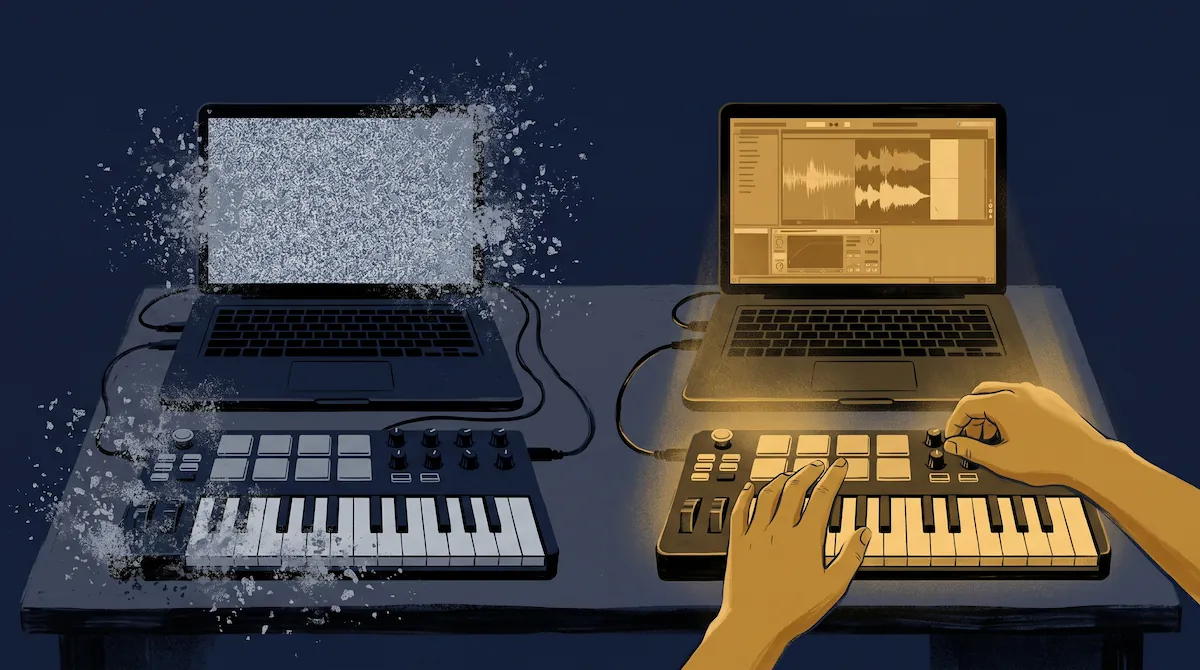 Same tools on both desks. The workflow decides which asset class walks out.