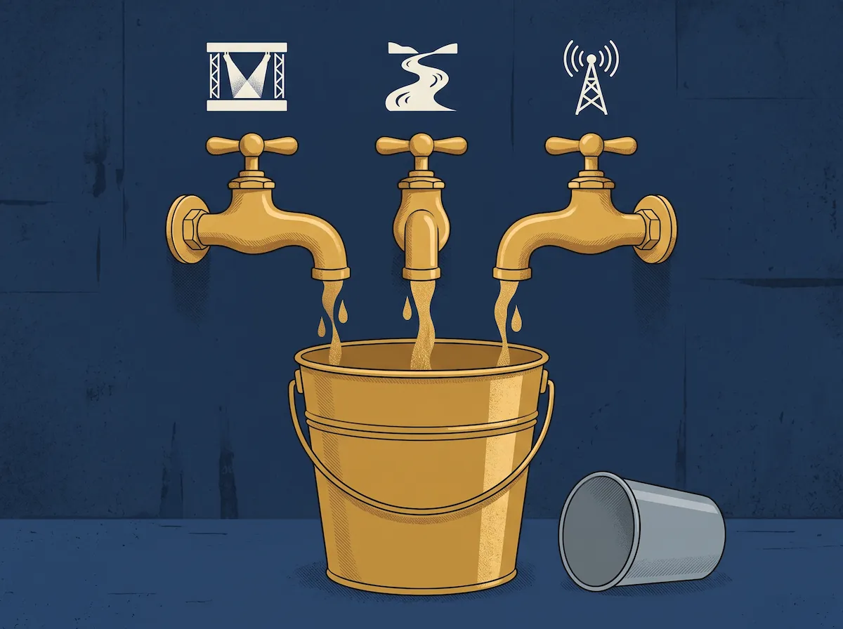 Three streams were always yours. The cup in the middle was optional.