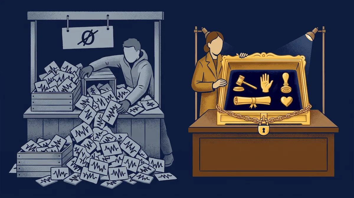 The flood priced everything. The case is the career.