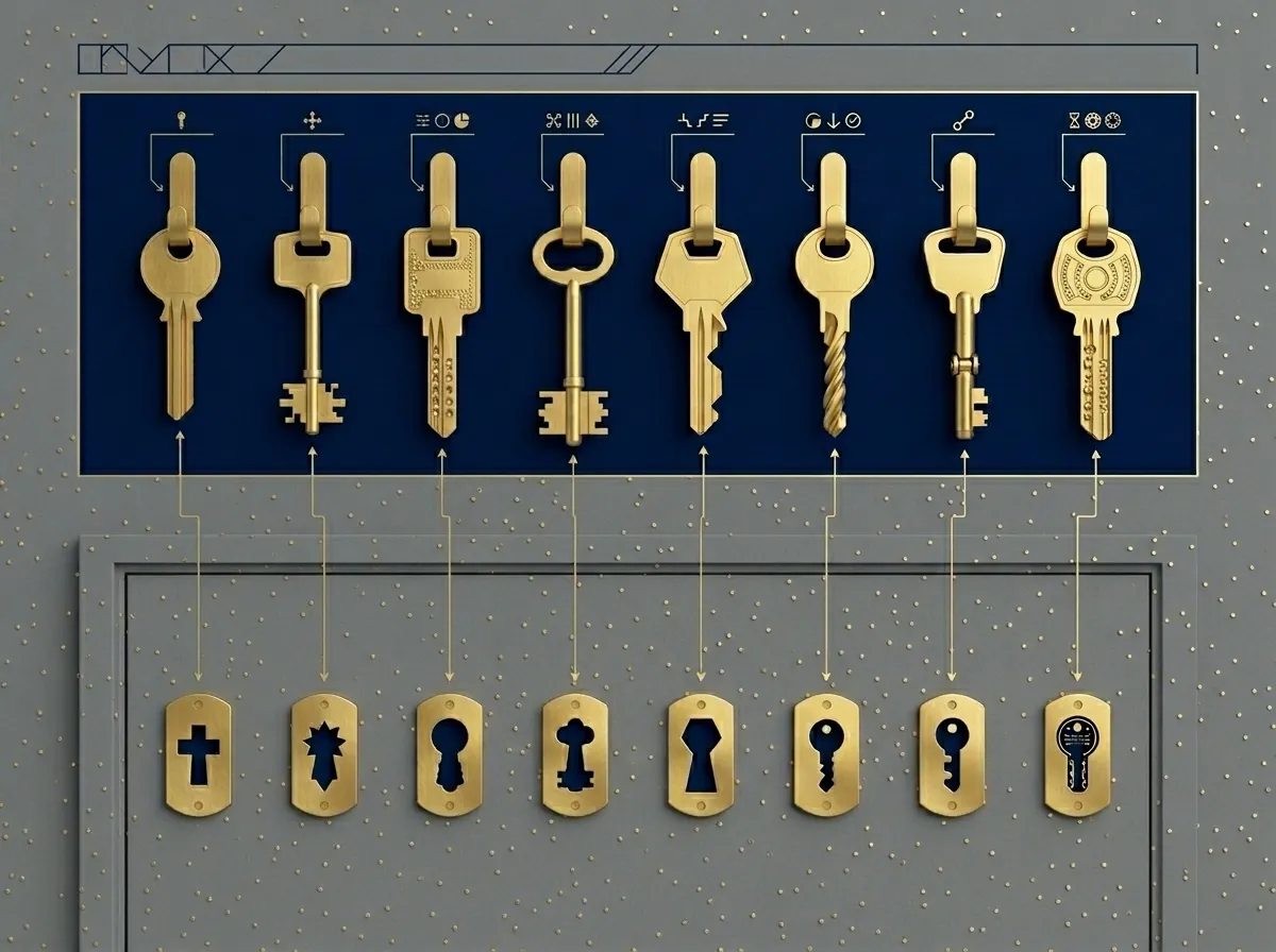 Eight locks on one door. Most people try the first and assume the rest are open.
