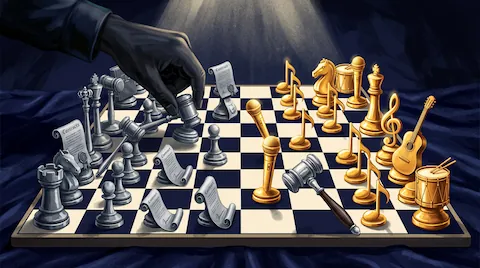 Litigation as negotiation: the lawsuits were the opening. The licensing is the game.