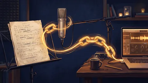 The hard half — the ears — you already own. The chain is the learnable half.