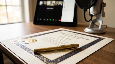 The certificate is the deed — if the application described the truth.